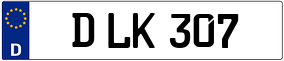 Truck License Plate